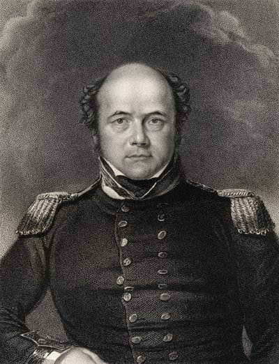 Sir John Franklin, engraved by James Thomson, from 